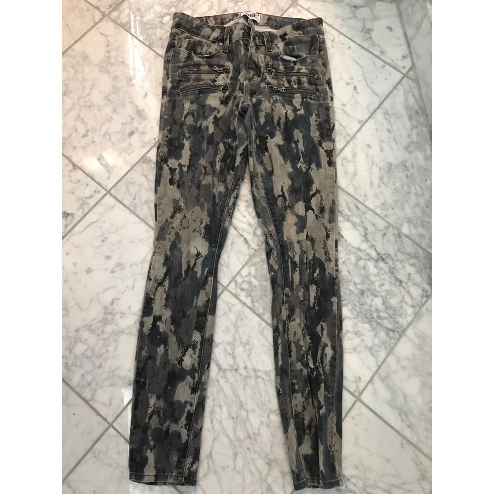 Paige Tribal fatigue Pants with Zipper pockets